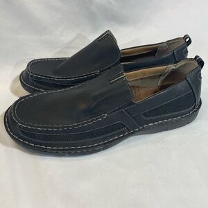 Clarks Men's Dark Slip-On Loafers